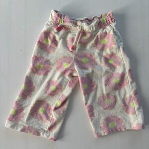 Zara girls floral pants in size 1–1.5 years
